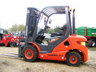 Forklift D2500 delivery to Estonia, Tartu